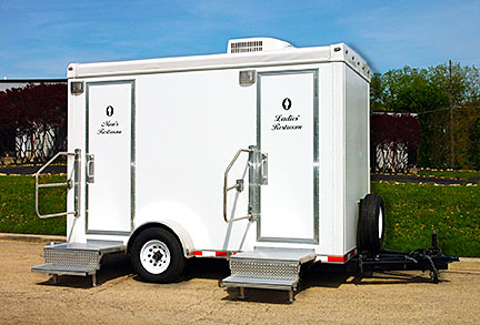 Restroom trailers